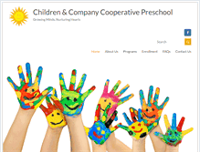 Tablet Screenshot of childrenandcompany.org